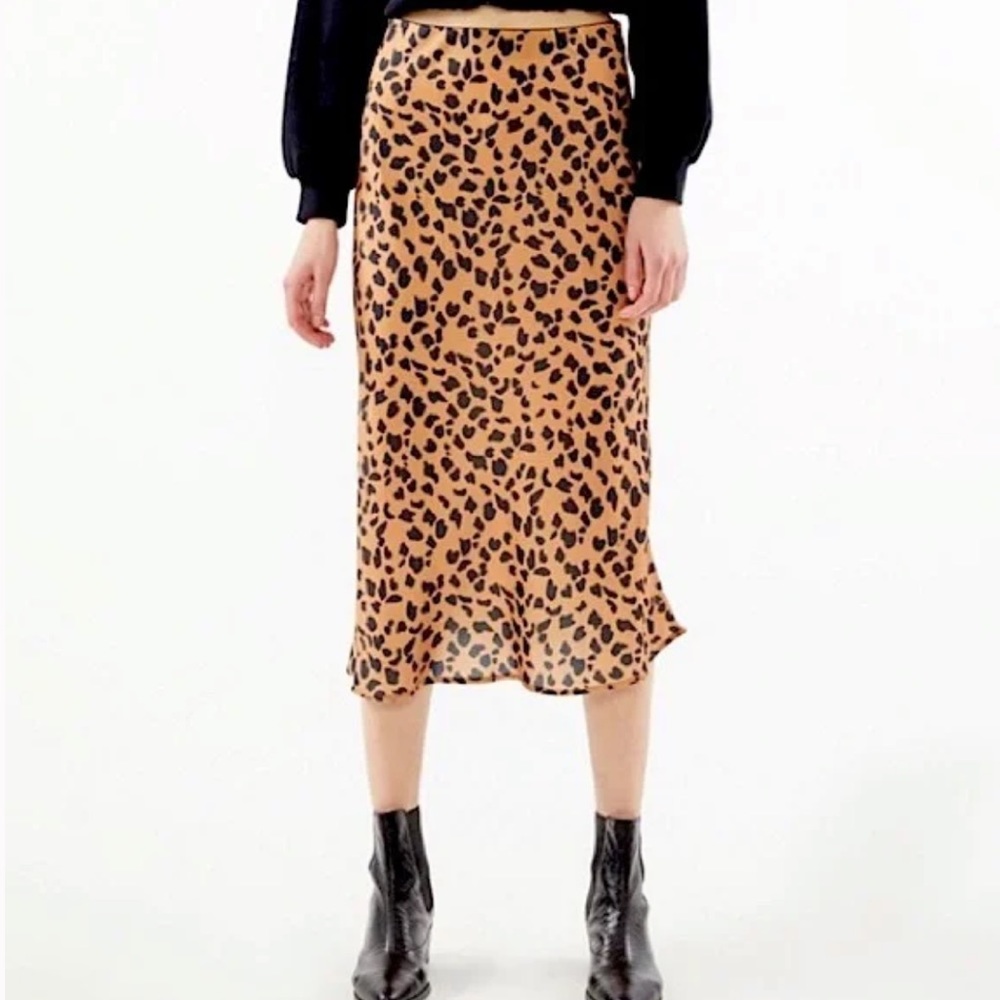 Urban outfitter leopard Long skirt